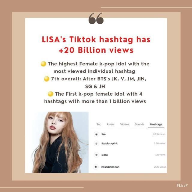 lisa的tiktok名叫什么？