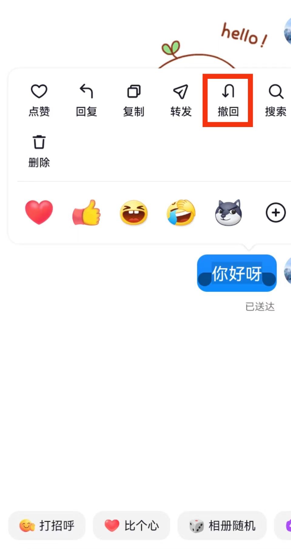 抖音私信怎么撤回？