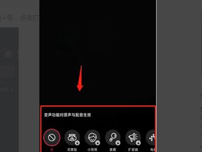 抖音特效的語音怎么弄？
